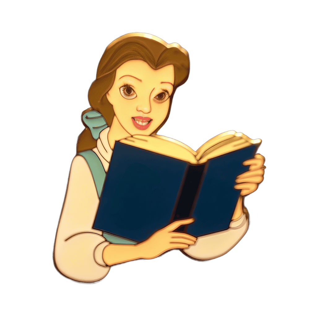 Belle with Book Disney pin