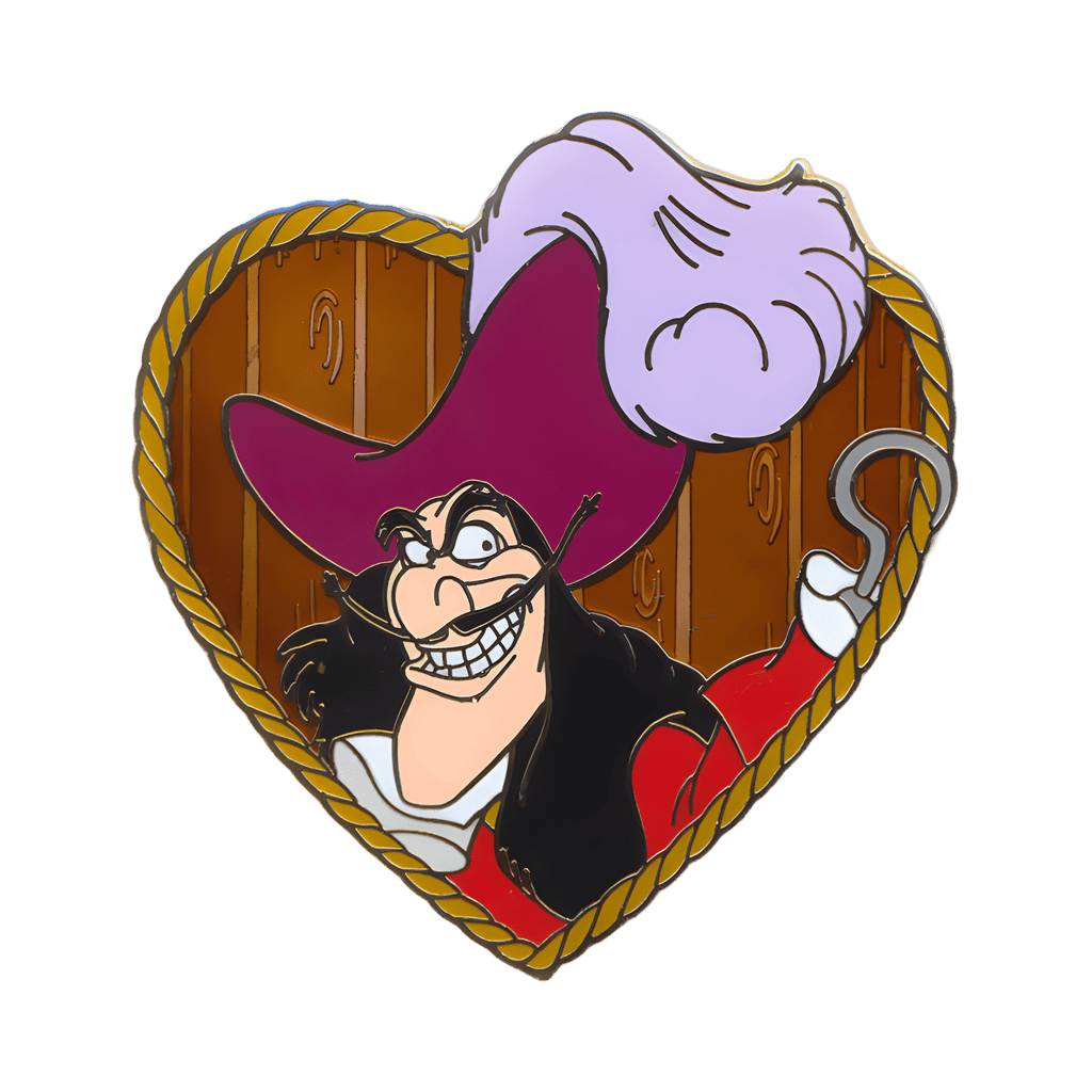 Captain Hook Disney pin