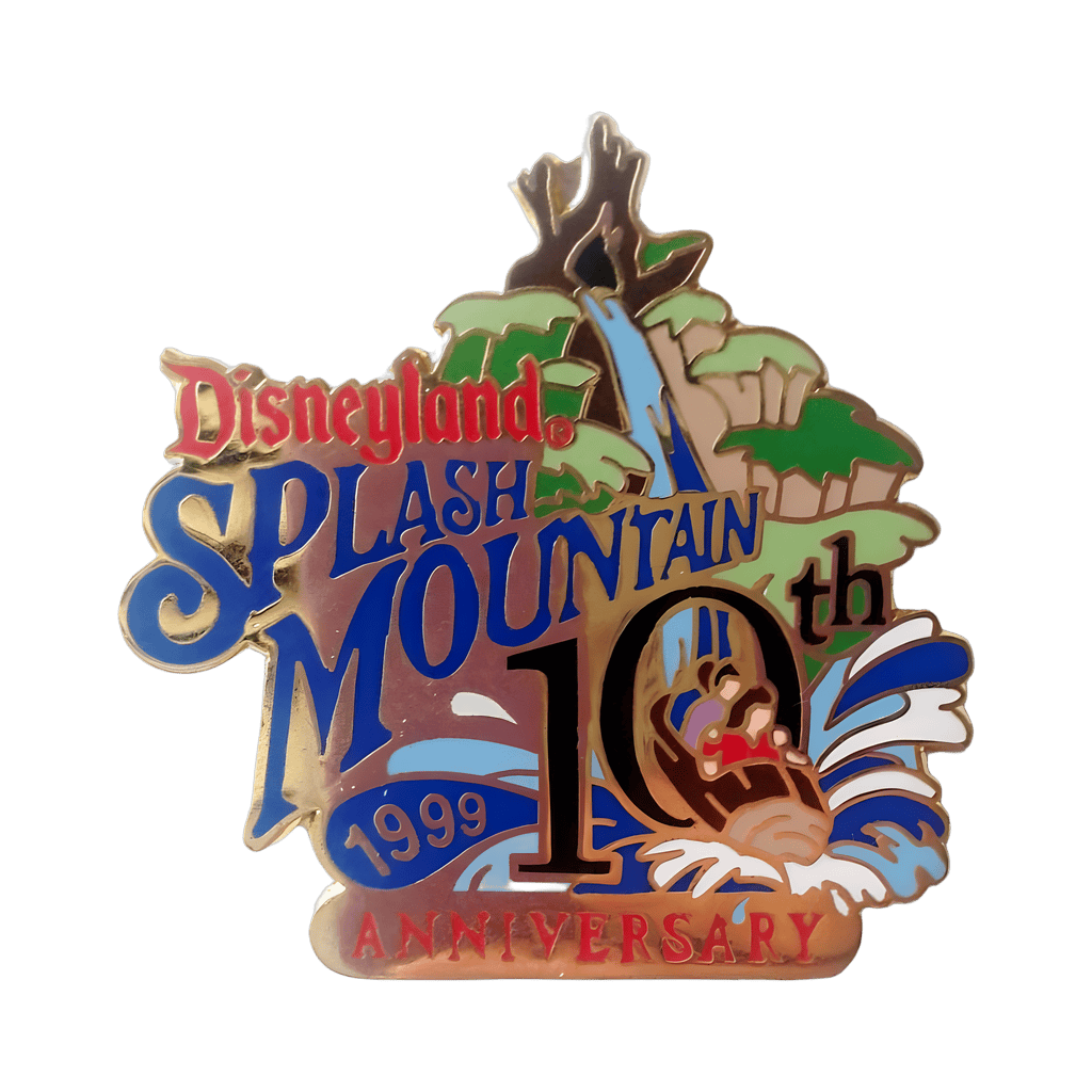 Splash Mountain 10th Anniversary Disney pin
