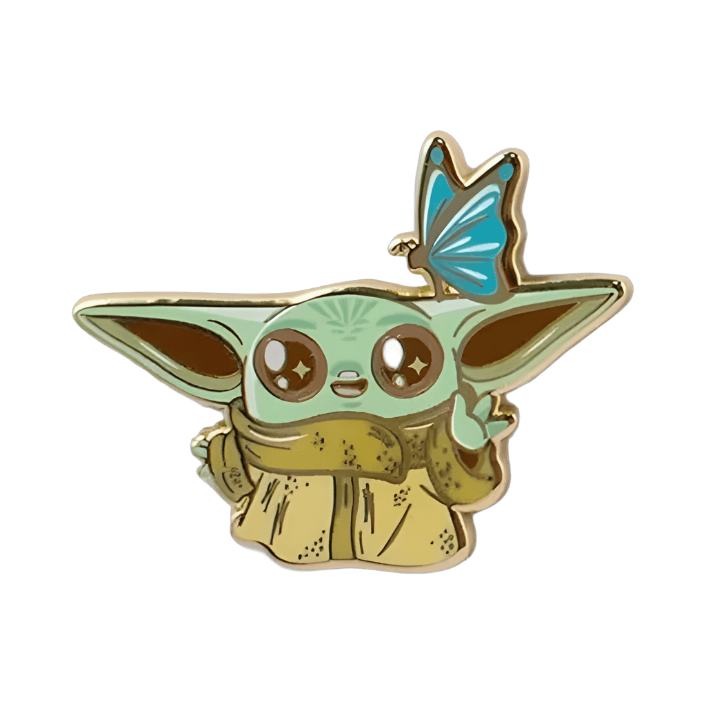 Grogu and Butterfly Disney pin