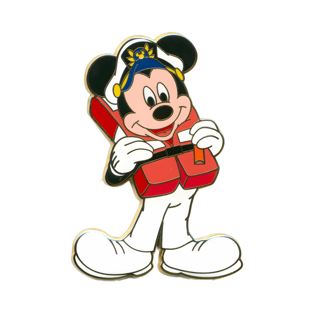 Captain Mickey Mouse Disney pin