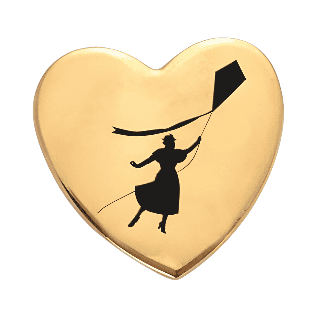 2019 Mary Poppins Returns Gold Heart Disney pin