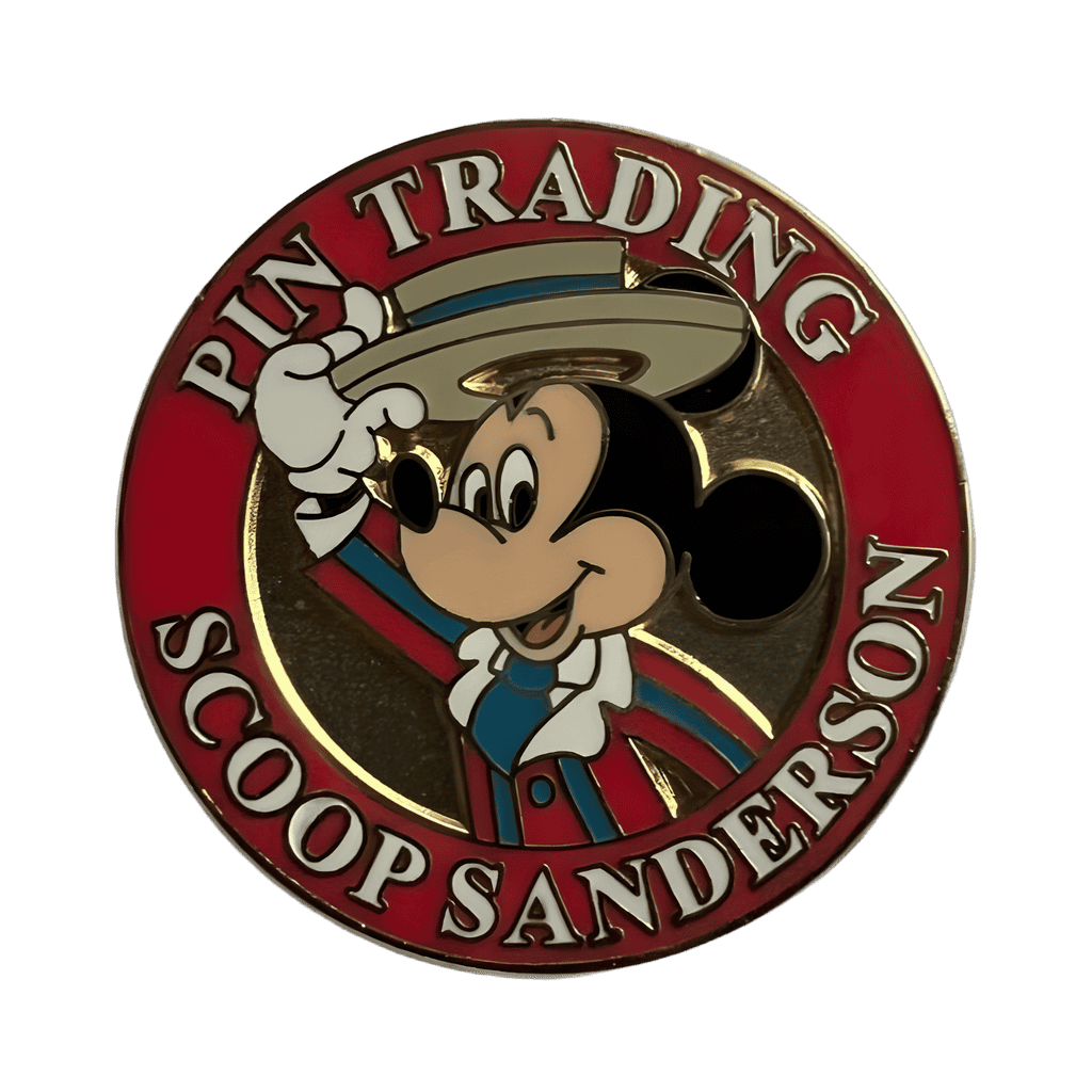 Mickey - Pin Trading - Scoop Sanderson Disney pin