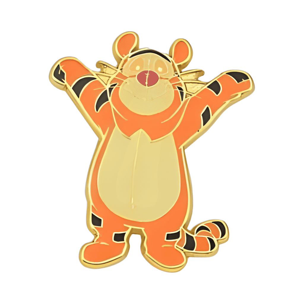 Pooh as Tigger Disney pin