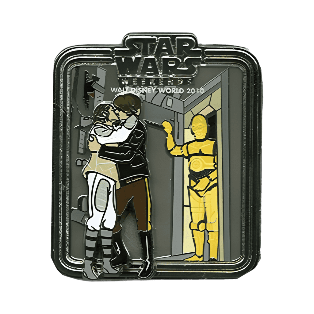 Empire Strike Back - Han Solo and Princess Leia Disney pin