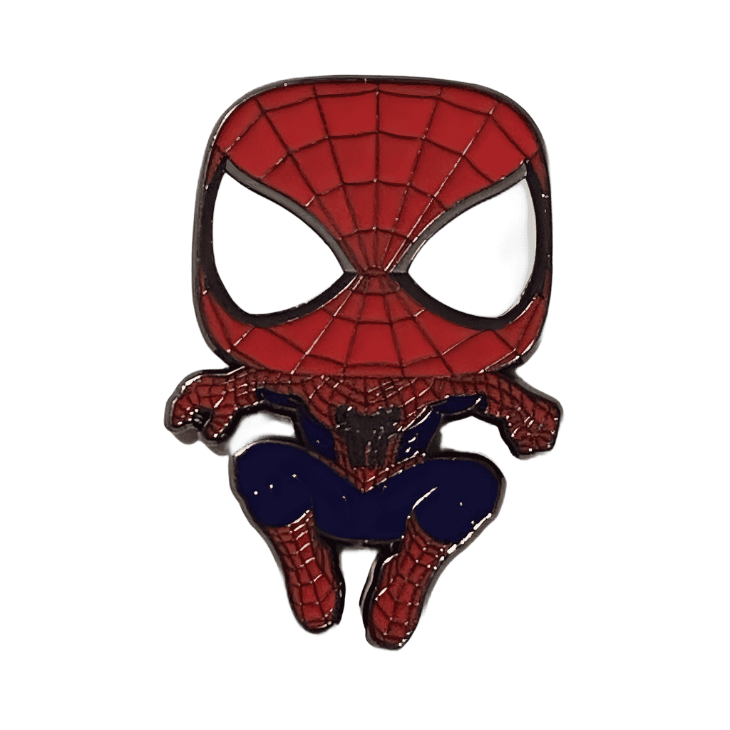 Spider-Man with arms out Pop! Disney pin