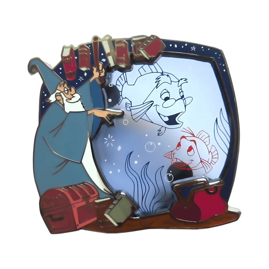 Wizard Merlin Version #1 - Fish Disney pin