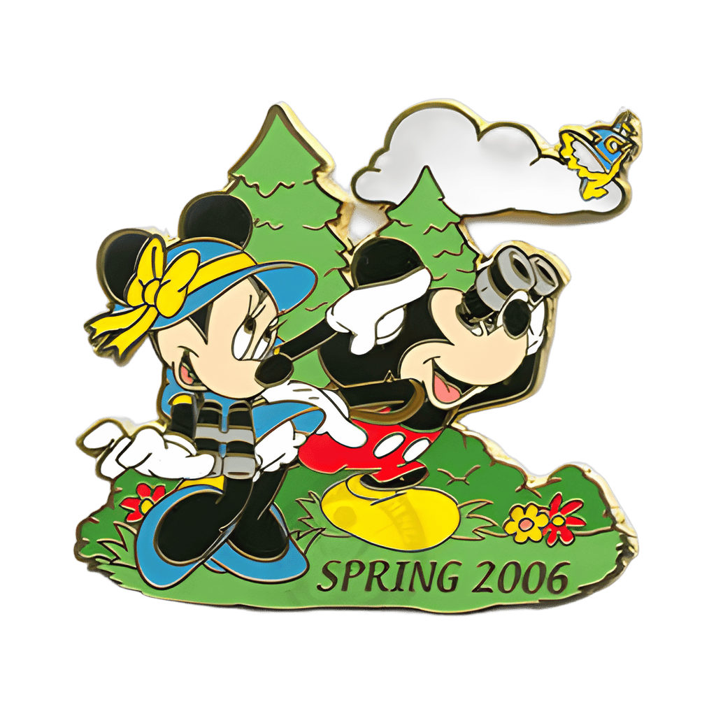 2006 Minnie and Mickey Birdwatching Disney pin