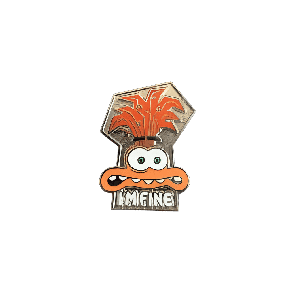Pixar Studio Store Inside Out 2 Anxiety Disney pin