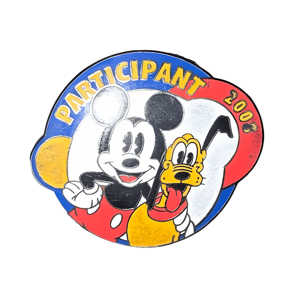 WDW - United Way Participant 2008 - Mickey Mouse and Pluto Disney pin