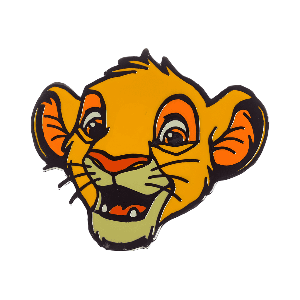 Simba Head Disney pin