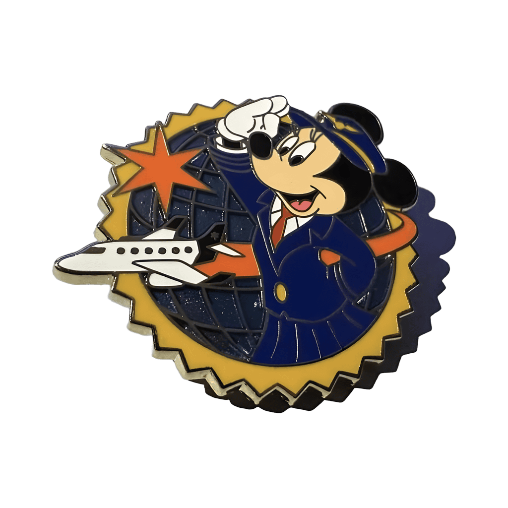 Day 6 Captain Minnie Jet Around the World Disney pin