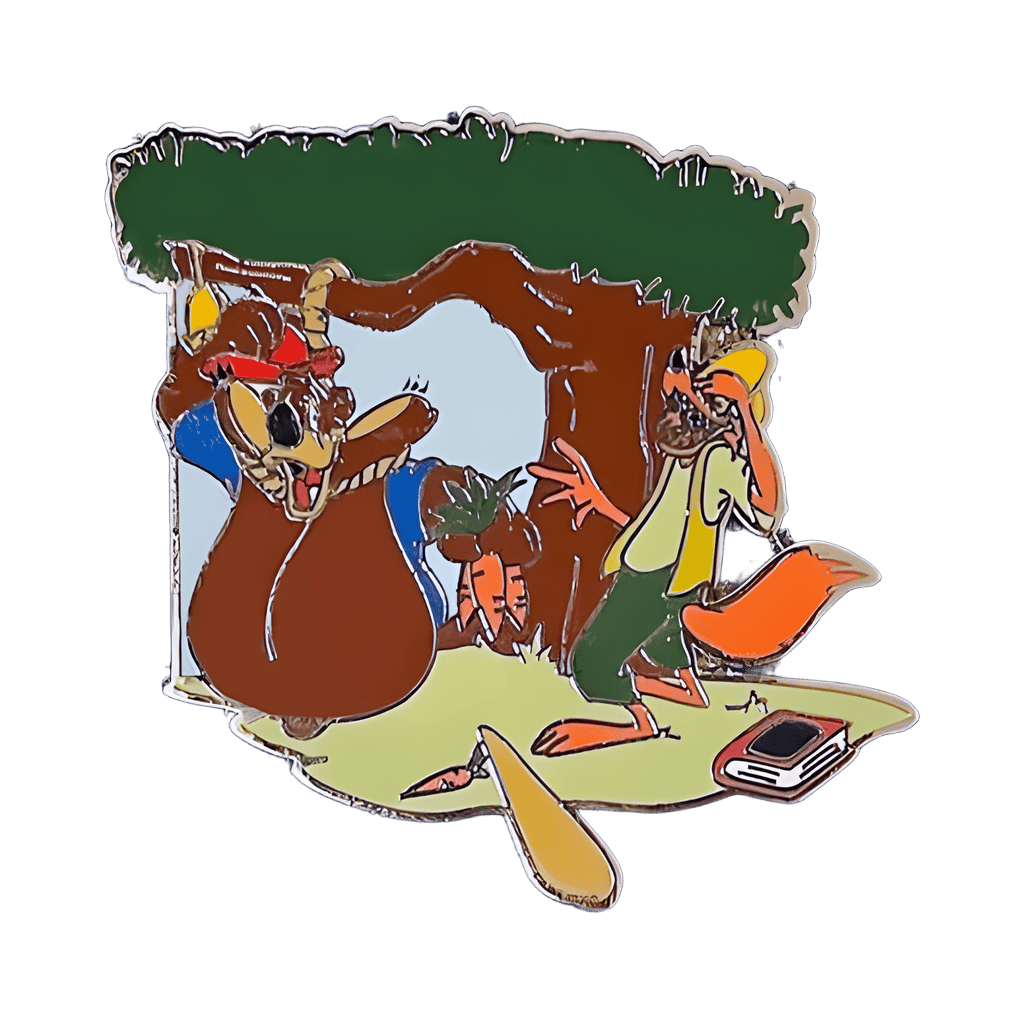 Brer Bear Trapped While Brer Fox Laughs Disney pin