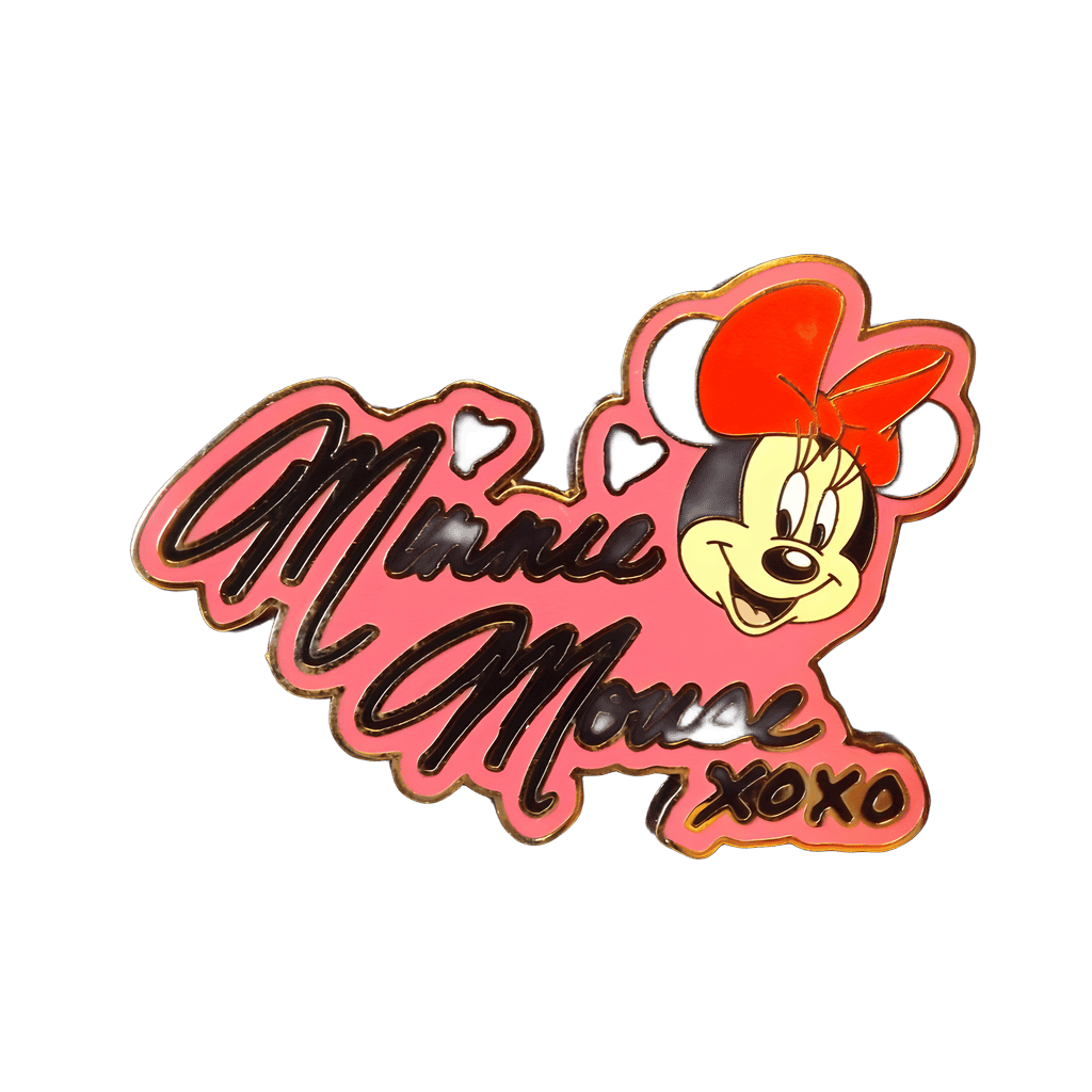 Minnie Mouse Autograph Disney pin