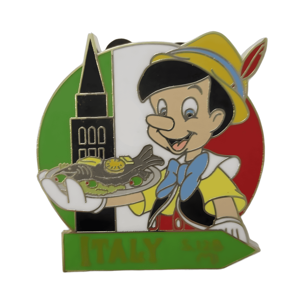 Pinocchio in Italy Disney pin