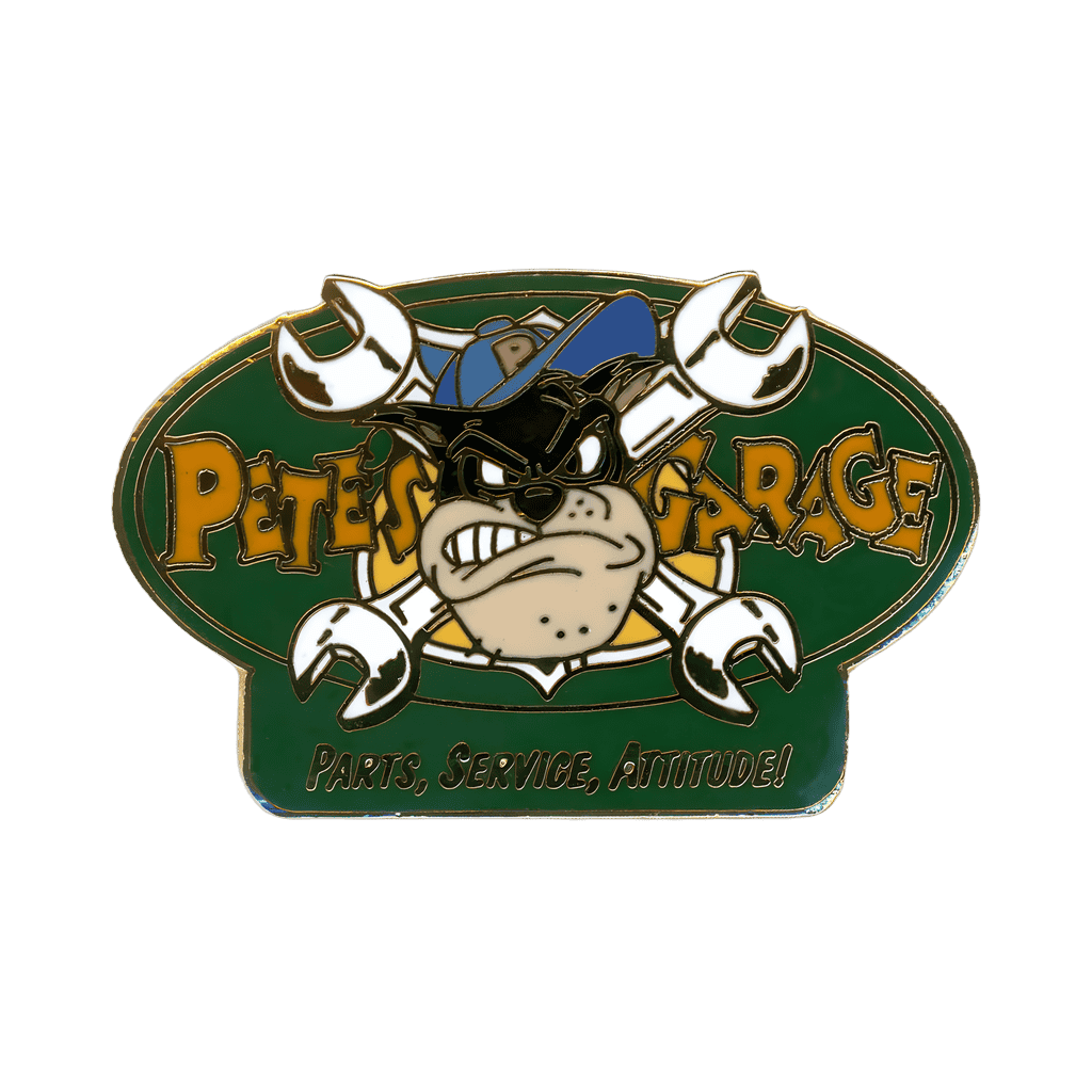 Pete's Garage Sign Disney pin