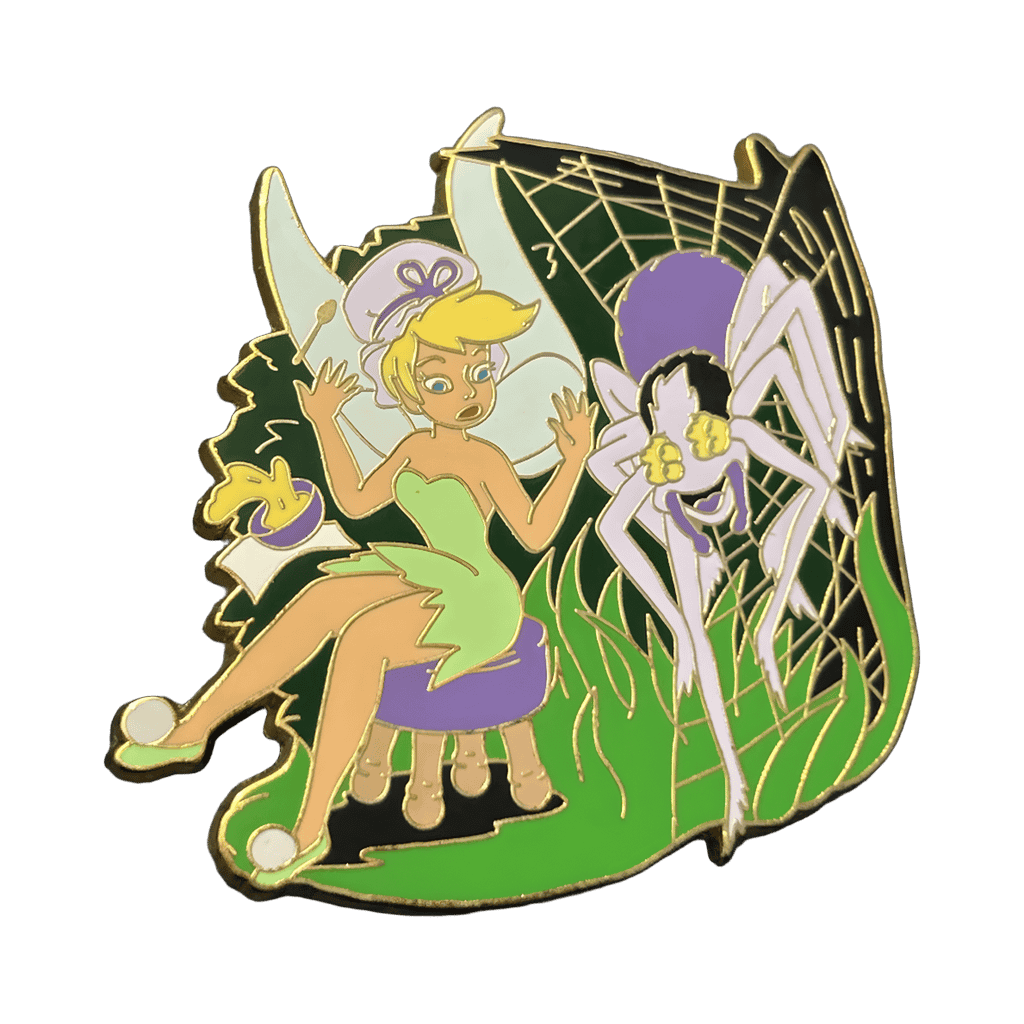 Tinker Bell and Spider Little Miss Muffet Disney pin
