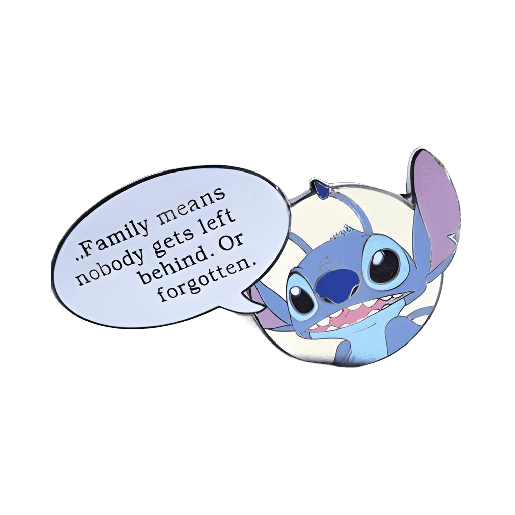 Film quote pin - Stitch Disney pin