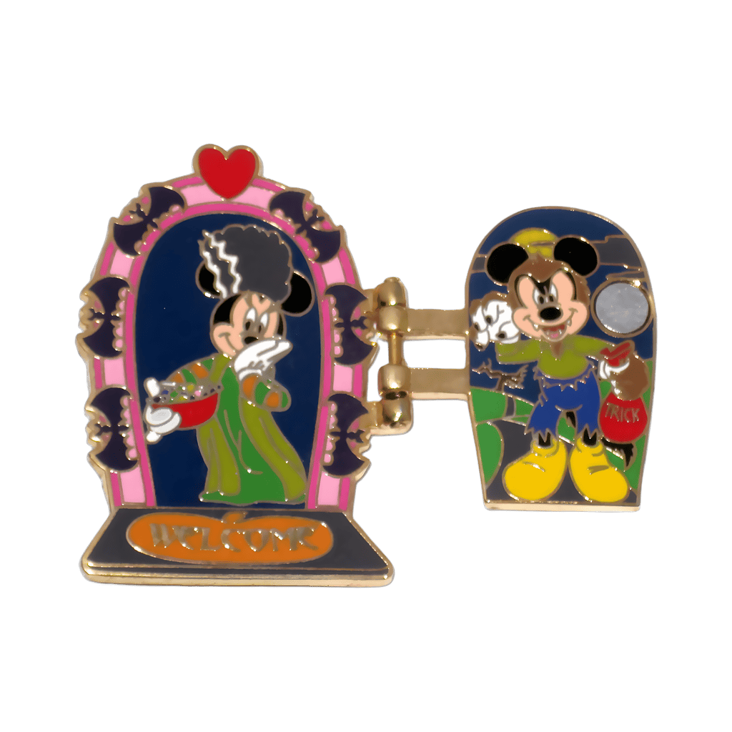 Werewolf Mickey and Monster Bride Minnie Mouse Disney pin