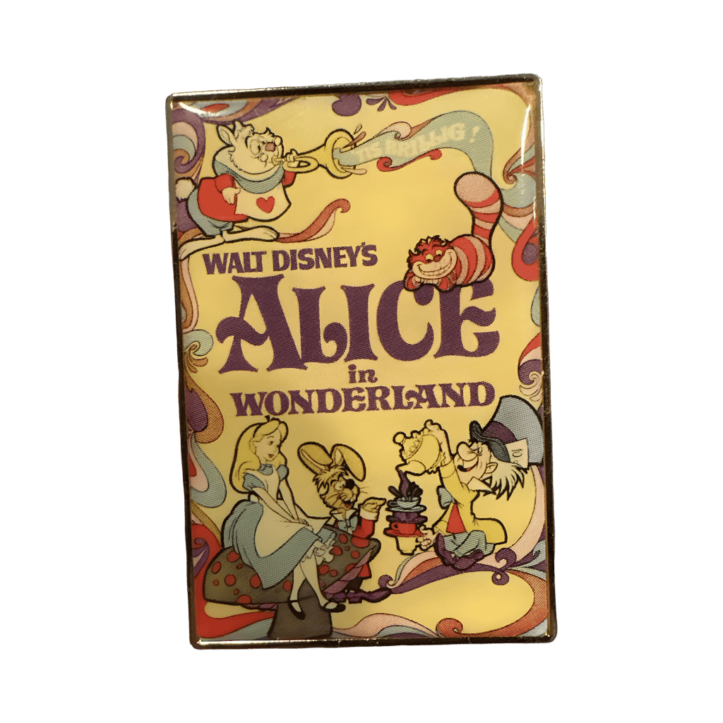 Limited Art Poster Alice in Wonderland Disney pin