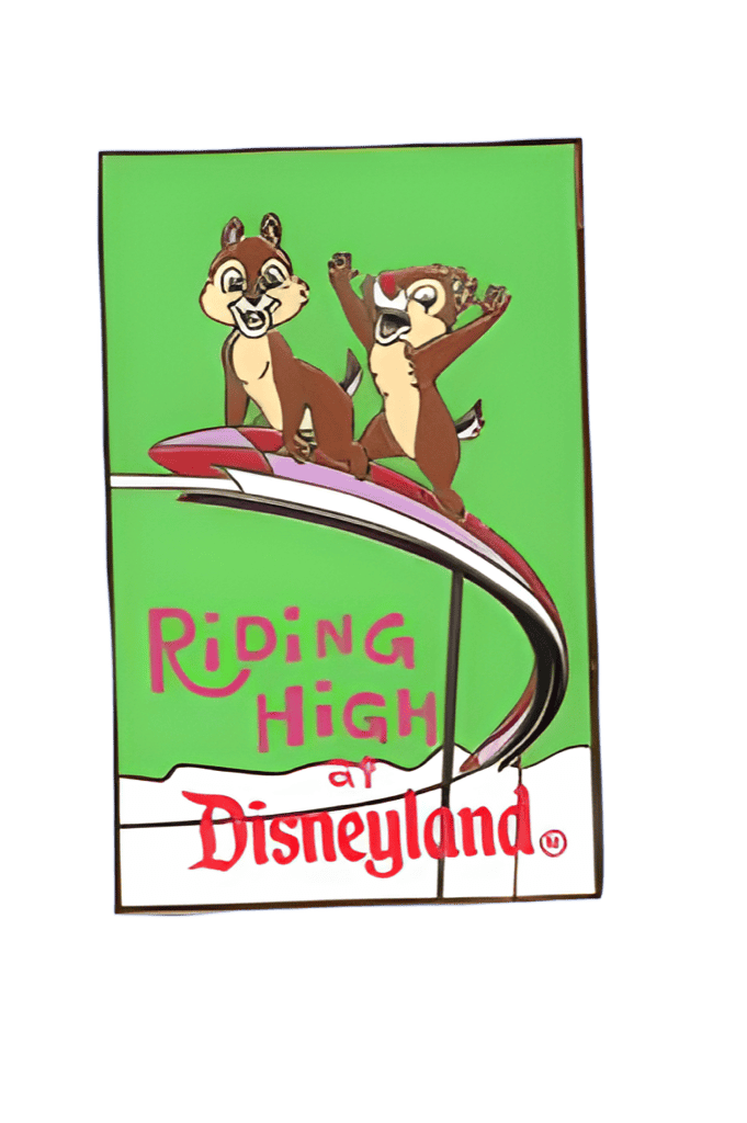 Riding High at Disneyland - Chip & Dale Disney pin