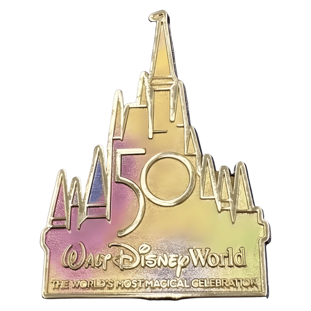 Walt Disney World 50th Anniversary Cinderella’s Castle Pin Disney pin