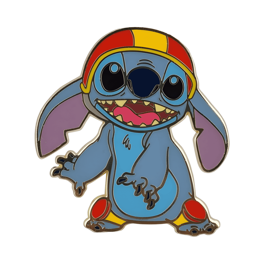 Stitch and Skateboard Disney pin