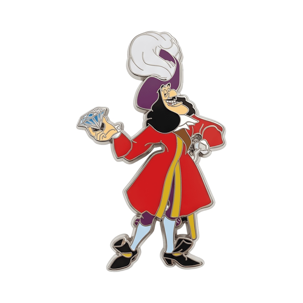 Captain Hook Disney pin