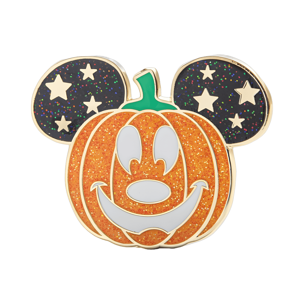 Glitter Mickey Pumpkin with Star Ears Disney pin