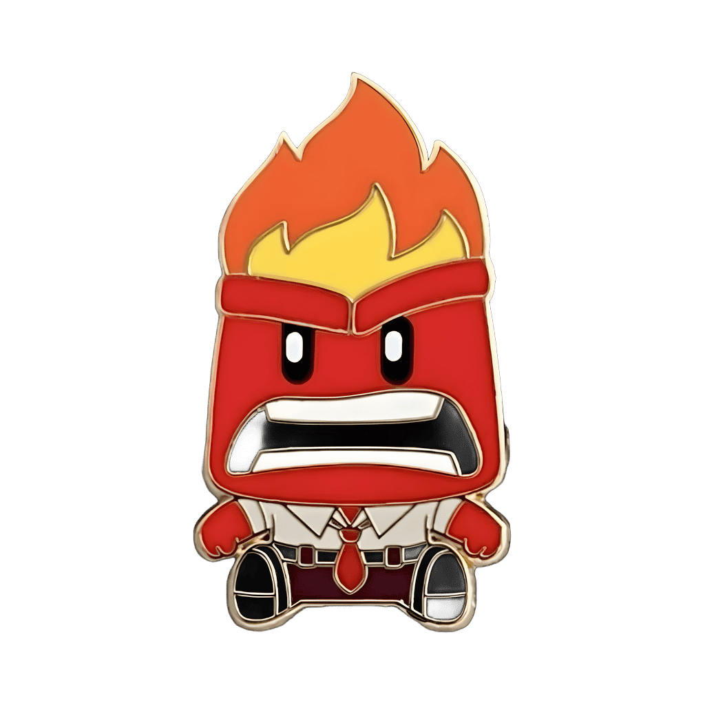 Anger Disney pin