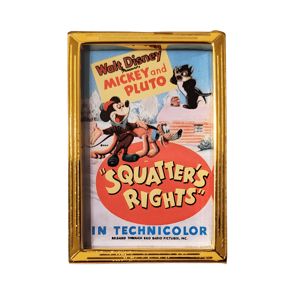 Mickey and Pluto in "Squatter's Rights" Disney pin