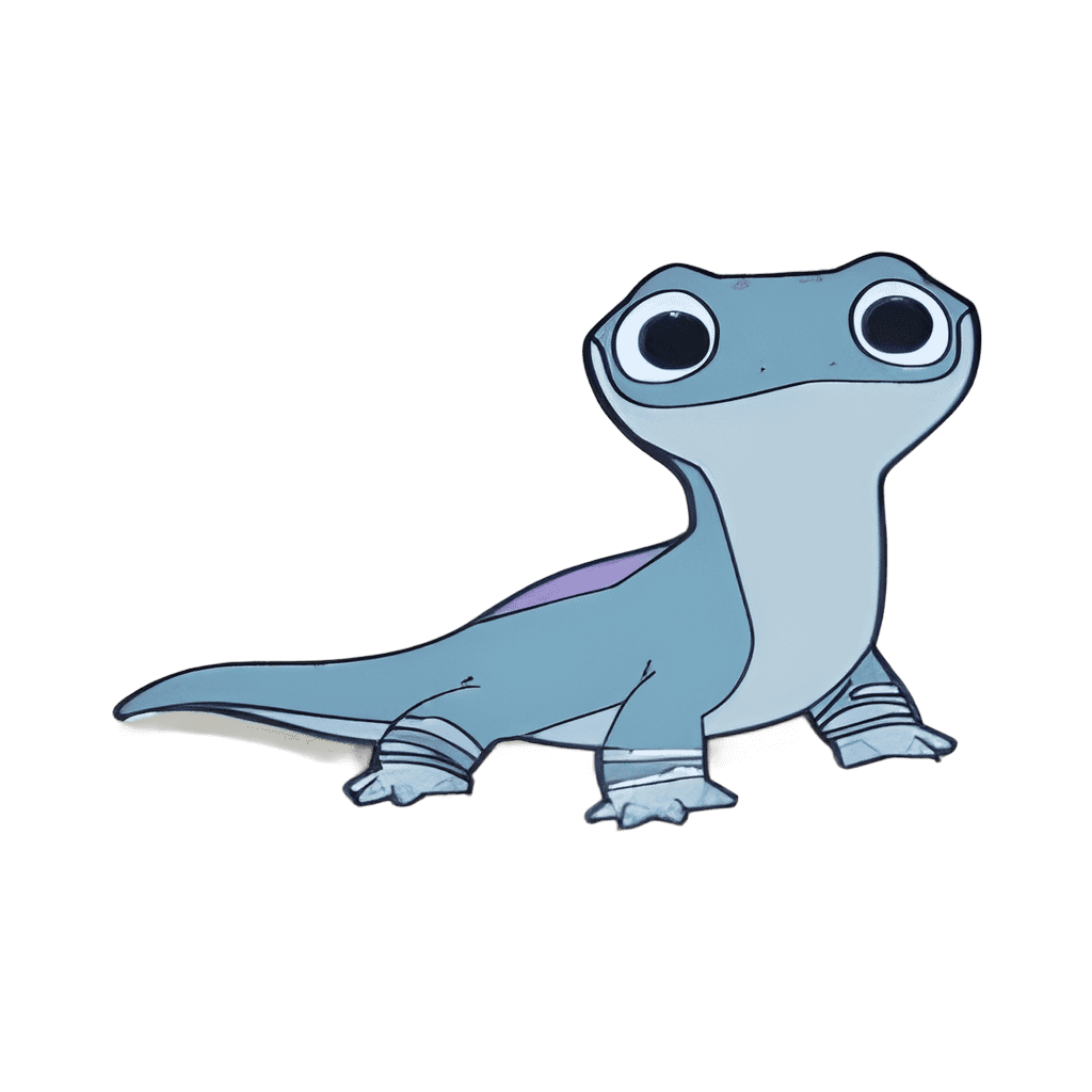 Bruni the Salamander (Blue) Disney pin