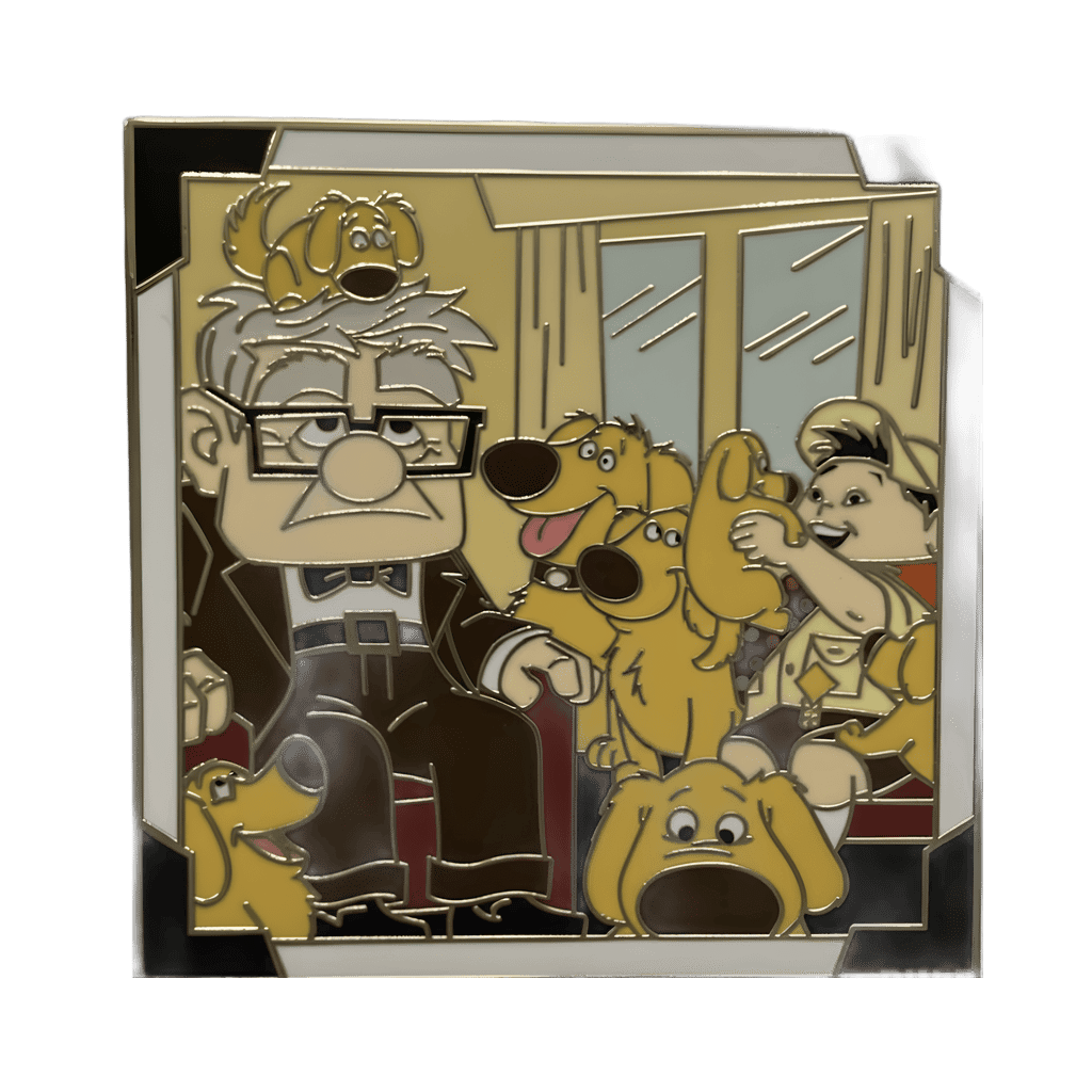 Carl, Dug, and Russell Disney pin