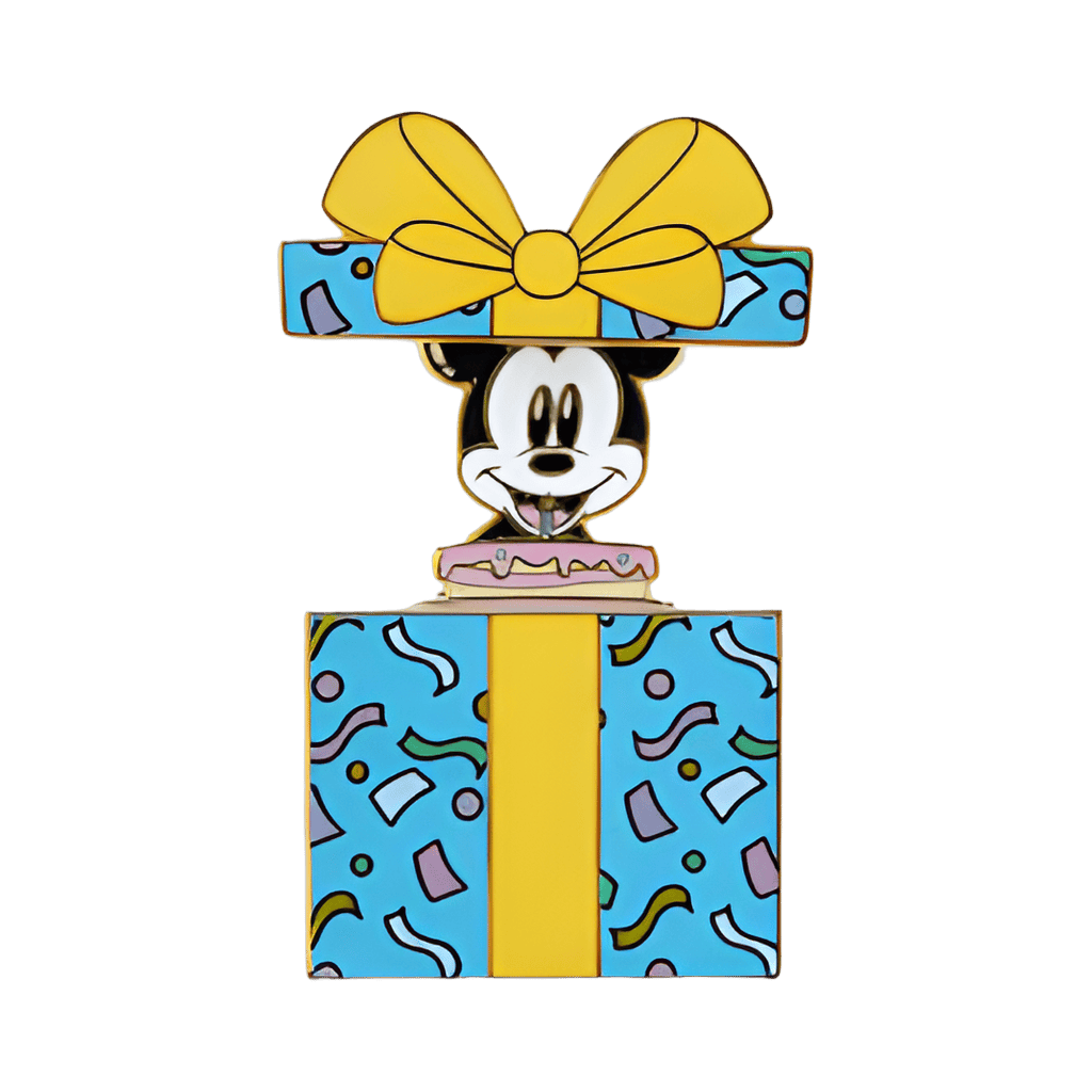 Mickey Birthday Present Surprise Slider Disney pin
