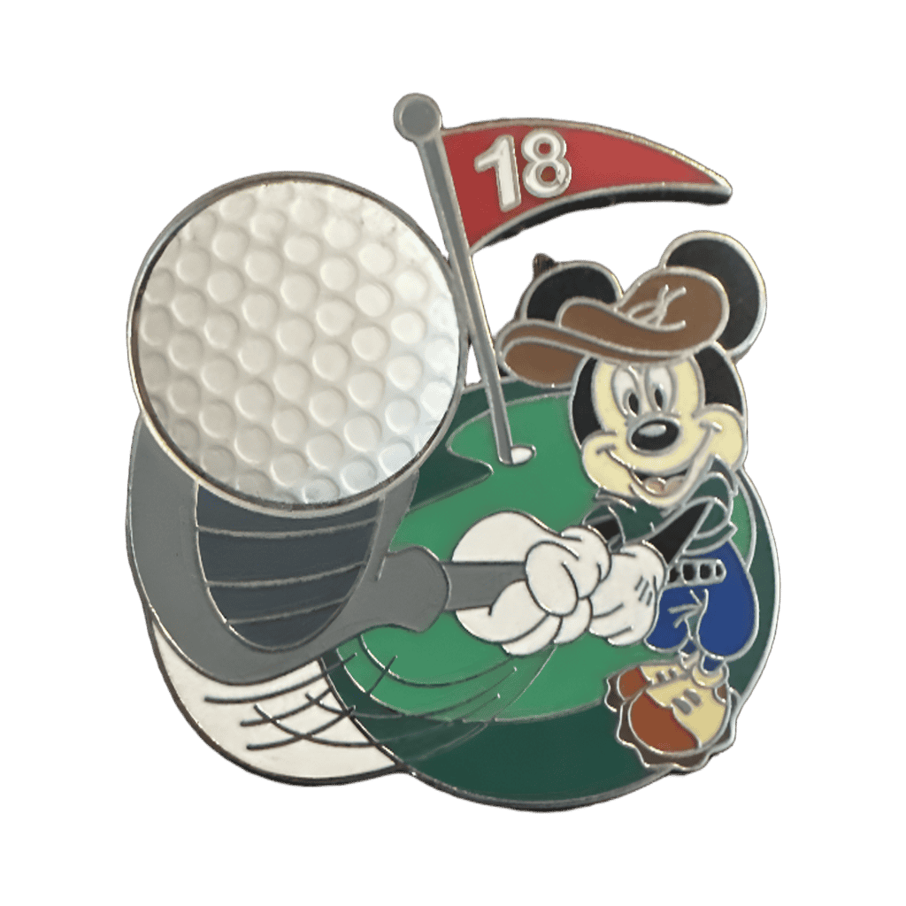 Mickey golf Disney pin