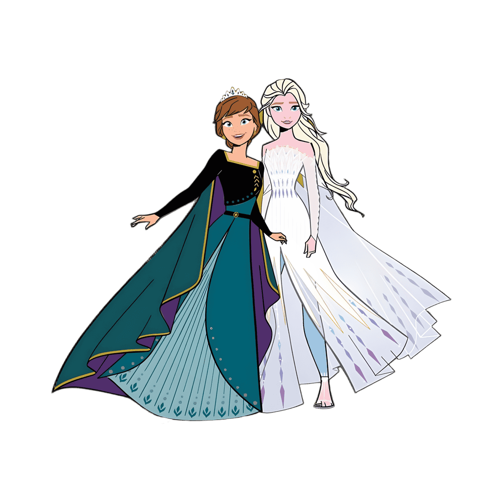Frozen 2 Finale Outfits - Anna & Elsa Disney pin