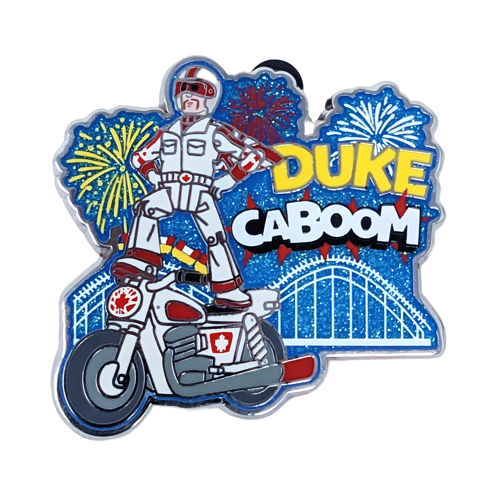 Duke Caboom Disney pin