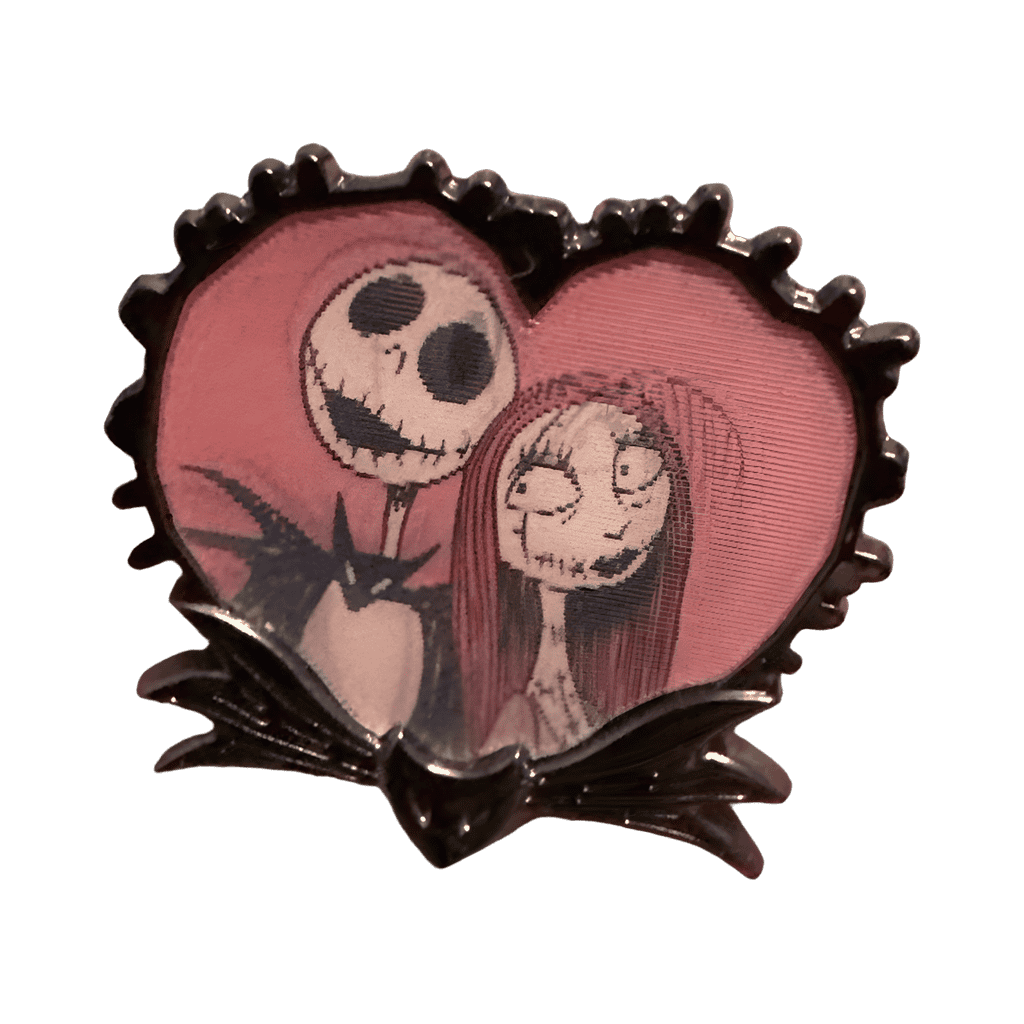 Jack & Sally Lenticular Disney pin