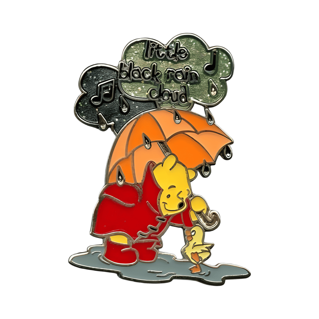Black Little Rain Cloud Disney pin