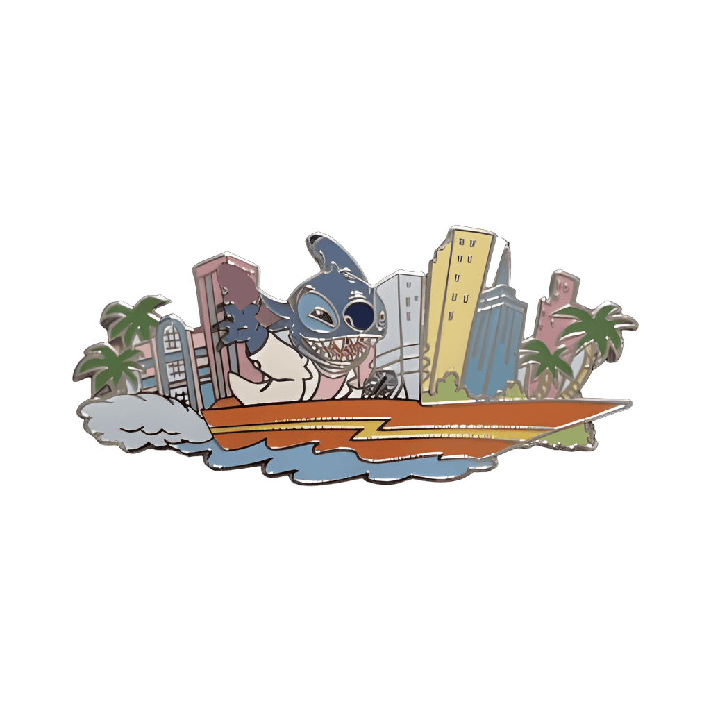 Stitch in Miami Disney pin