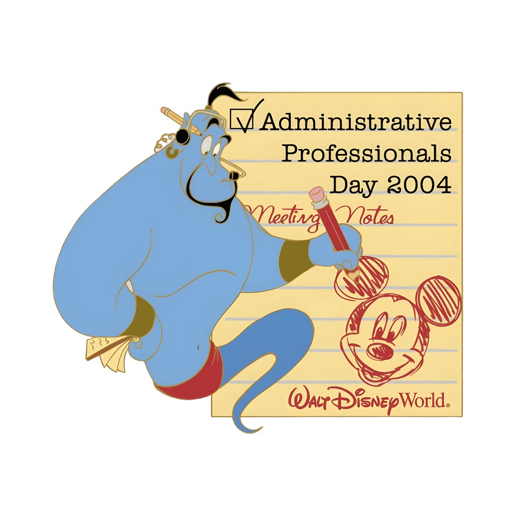 2004 — Genie with Mickey Notes Disney pin