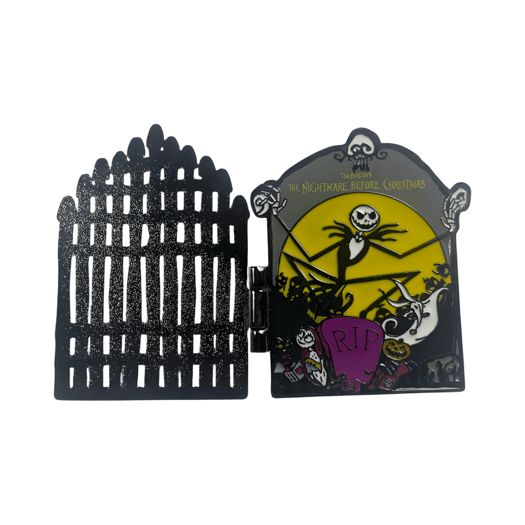 Cemetery Gates - Jack, Sally and Zero Disney pin