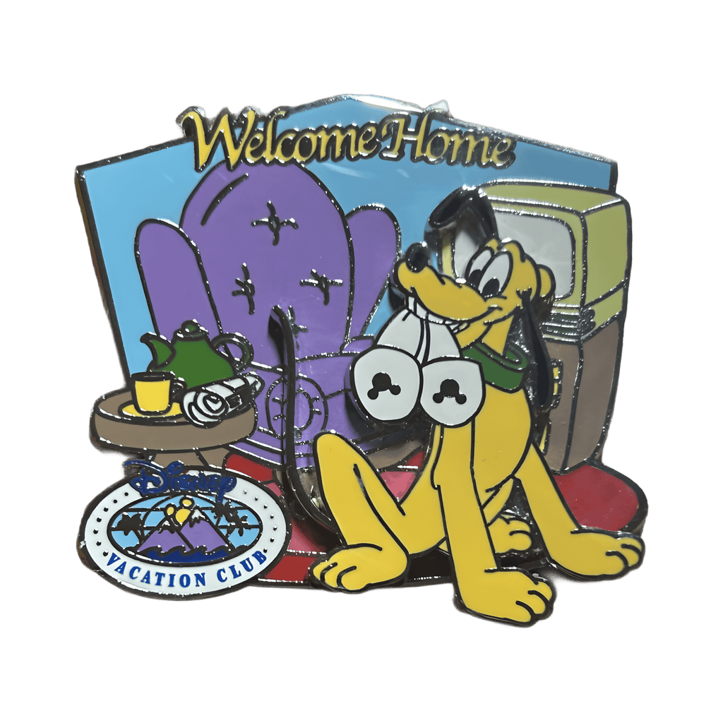 Welcome Home with Pluto Disney pin