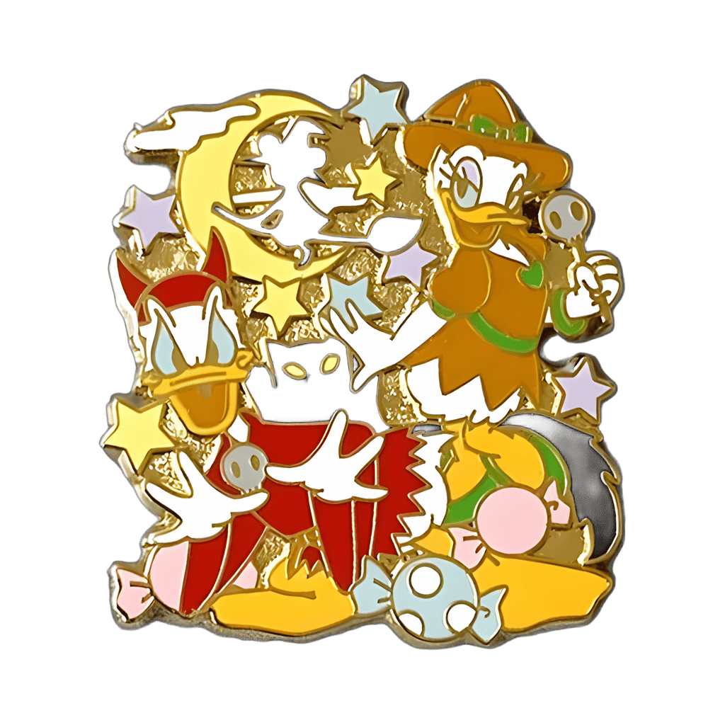 Devil Donald and Witch Daisy Disney pin