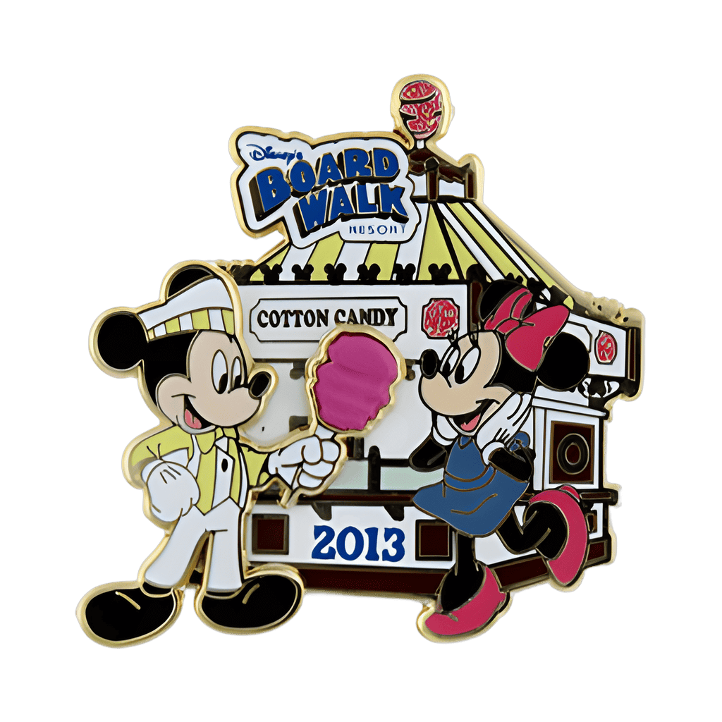 Boardwalk Resort - Mickey & Minnie Cotton Candy Disney pin