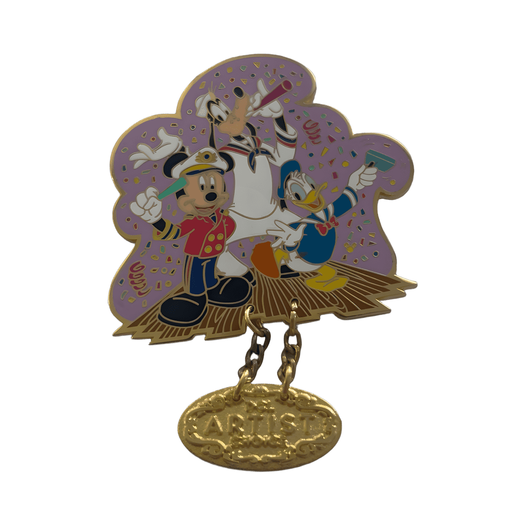 Mickey, Goofy, and Donald Dangle Disney pin