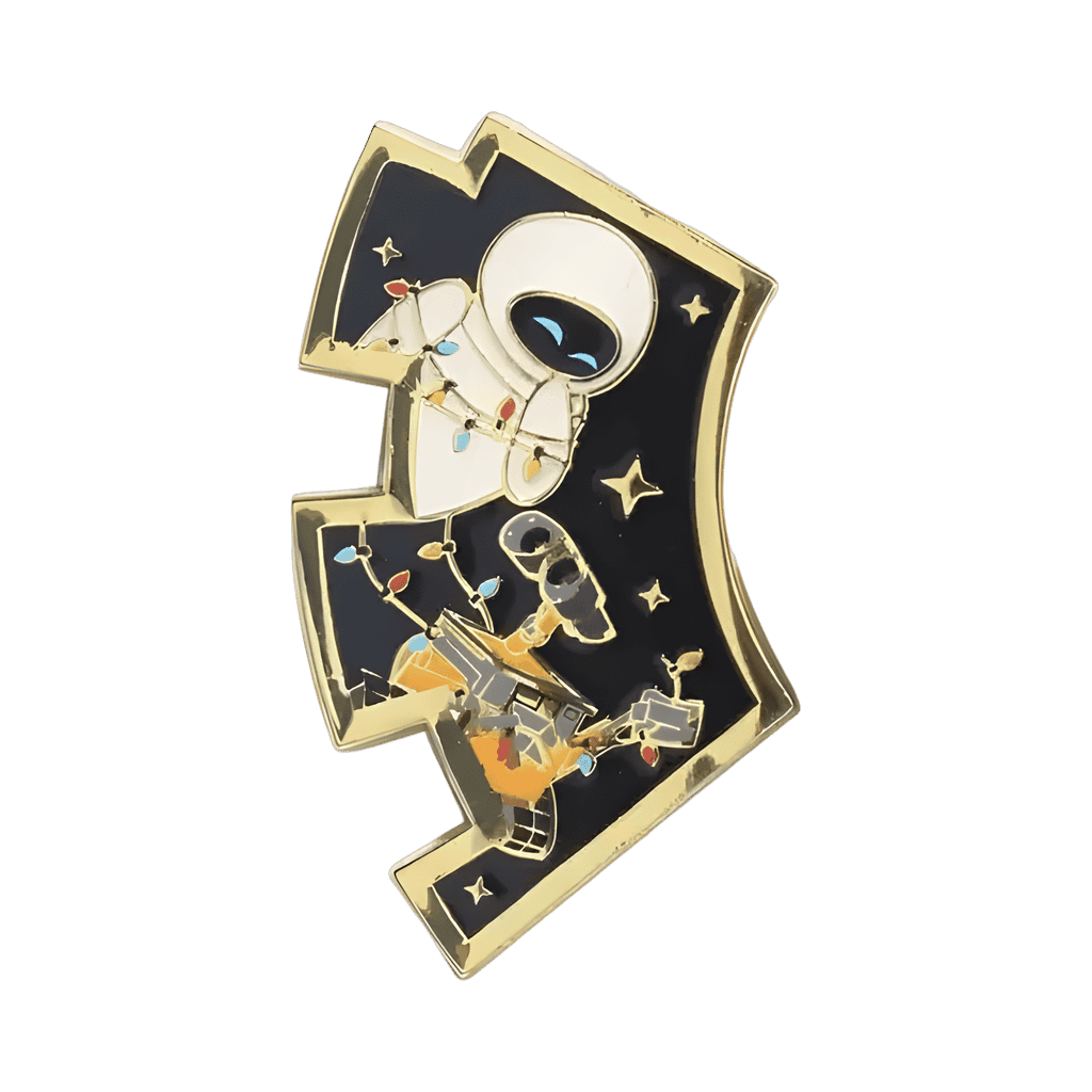 Wall-E and Eve Christmas Lights Disney pin