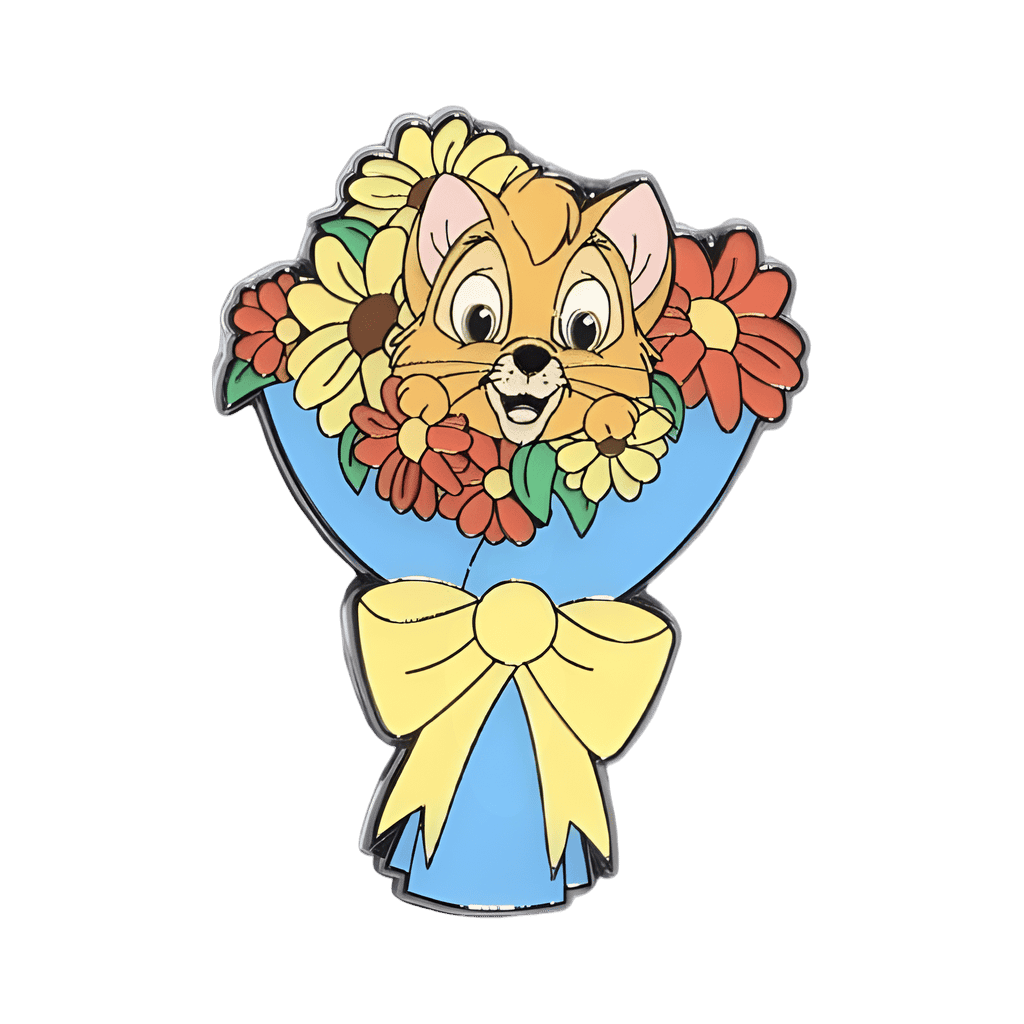 Oliver floral bouquet Disney pin