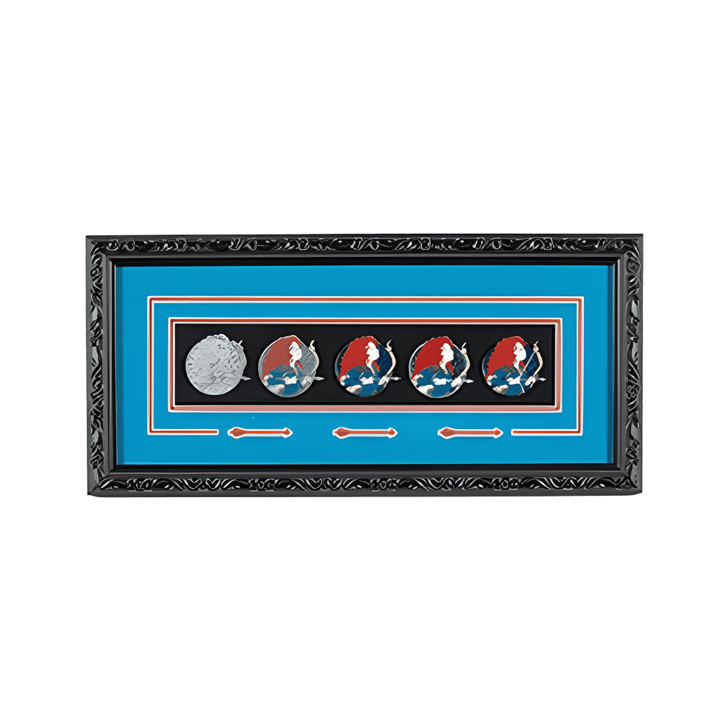 Merida Pin Progression Artist Proof Framed Pin Set Disney pin