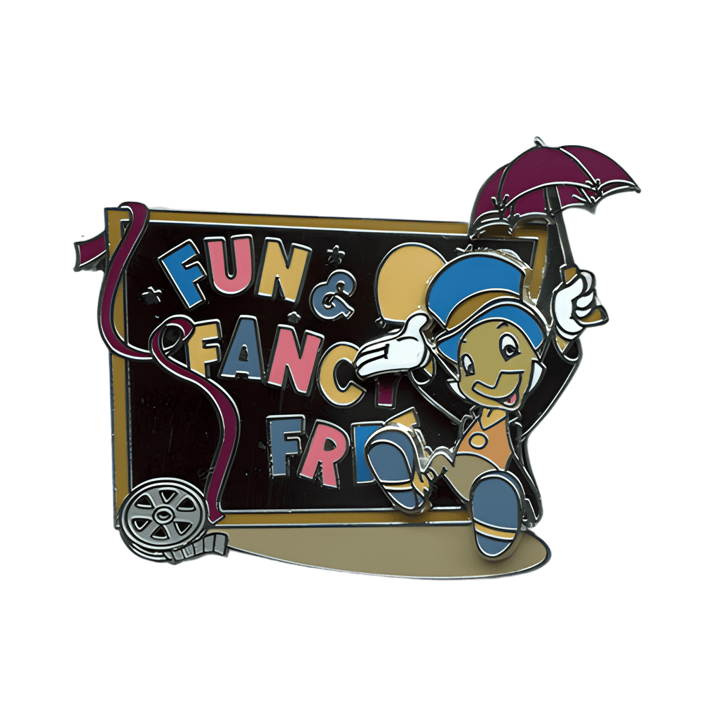 Fun & Fancy Free - Jiminy Cricket with Logo Disney pin